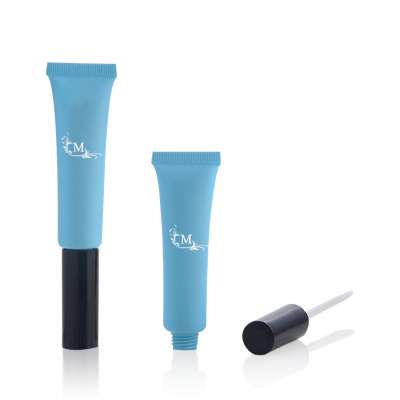 New Design Unique 10ml Squeeze Shape Blue Tubes Empty Lip Gloss Tubes Container