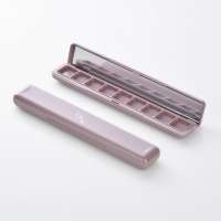 Factory Supply 9 Colors Empty Plastic Eyeshadow Case Palette Packaging