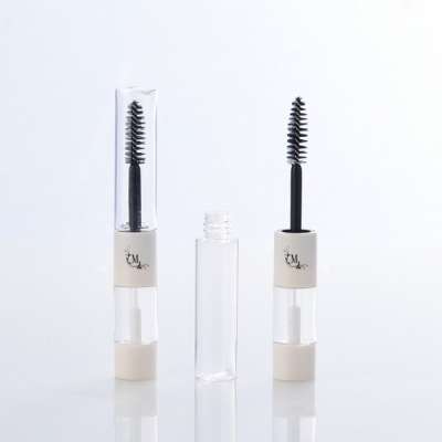 Custom Empty Plastic Double Head Lipgloss Mascara Tube  Private Label with Brush